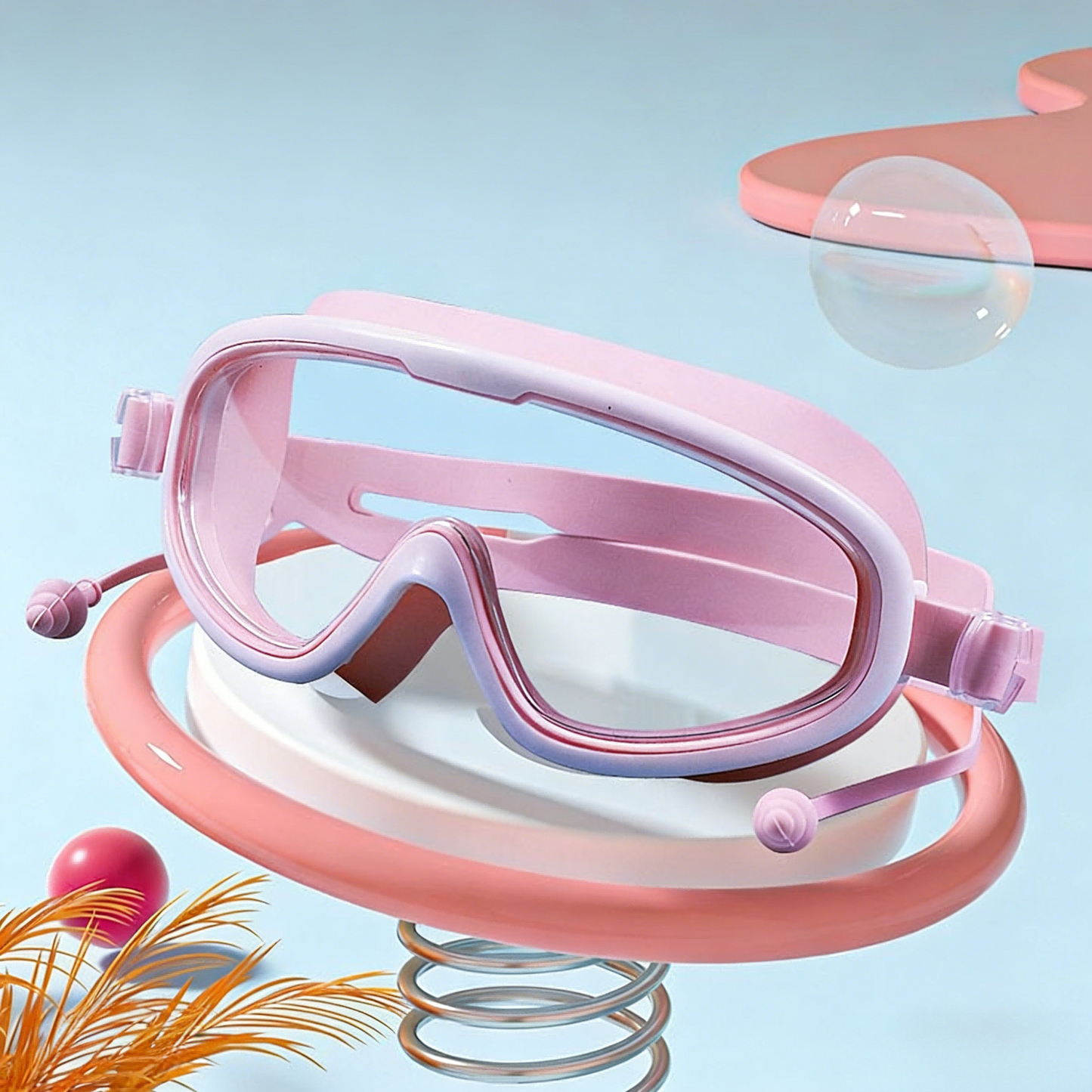 Kids Waterproof Swim Goggles 2 Pack Anti Fog Pool