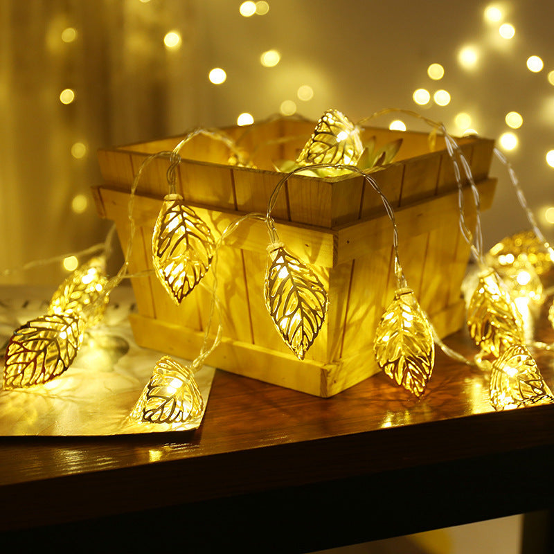 Pink Gold Metal LED Fairy Lights