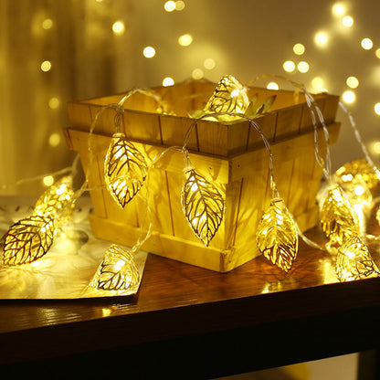 Pink Gold Metal LED Fairy Lights