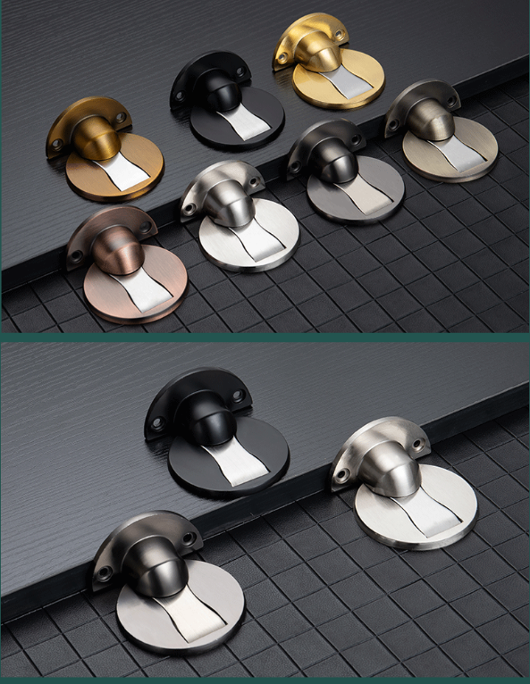 Strong Magnetic Door Stopper with Silent Collision Protection