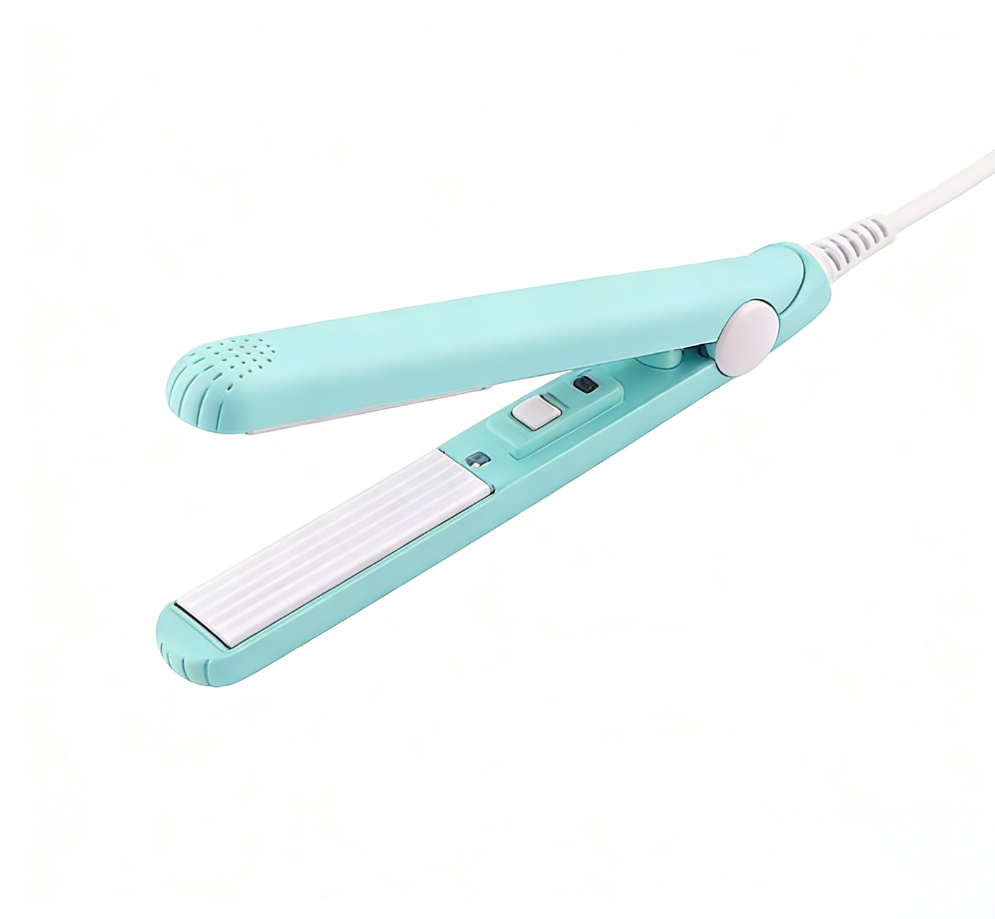 Compact Travel Hair Straightener Curler 2 Piece Set