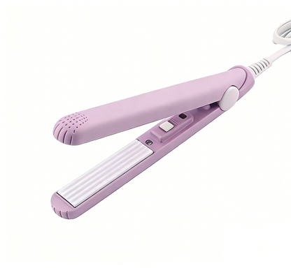 Compact Travel Hair Straightener Curler 2 Piece Set
