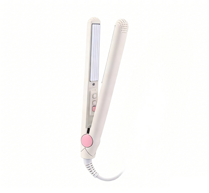 Compact Travel Hair Straightener Curler 2 Piece Set