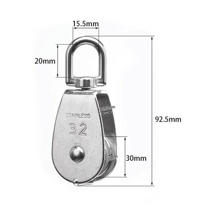 Durable Metal Rotating Pulley Block