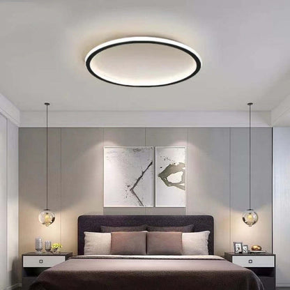 Stylish Round LED Ceiling Light with Dimmable Brightness