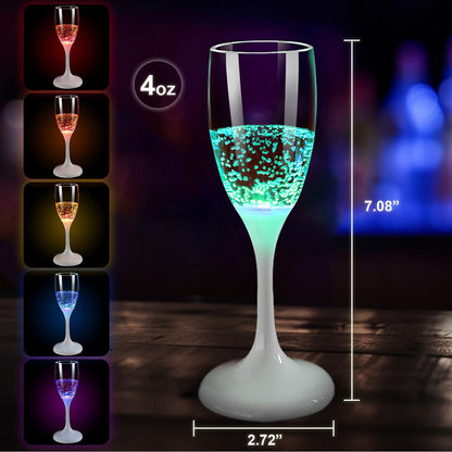 Colorful LED Party Cups | Reusable Glow Glasses 4-8oz