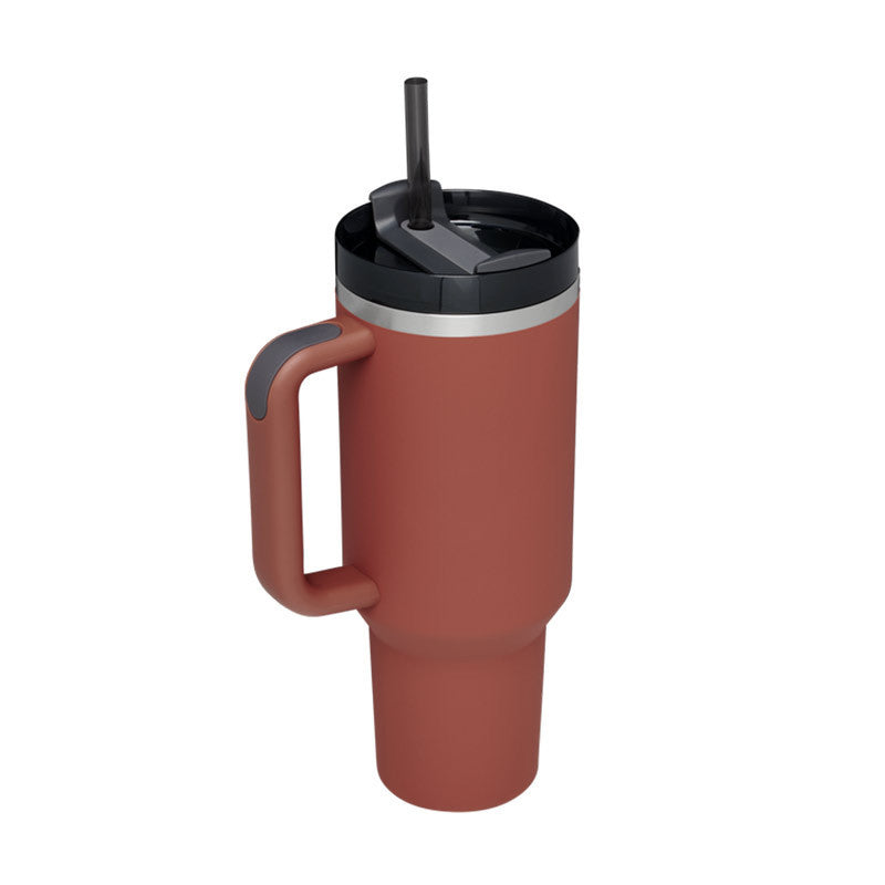 Insulated Travel Mug with Handle