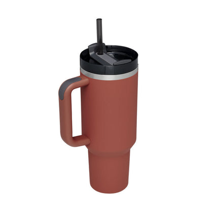 Insulated Travel Mug with Handle