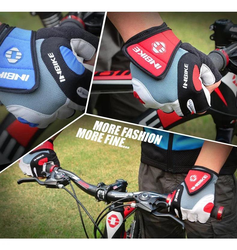 Comfortable Gel Padded Bike Gloves for Men Women