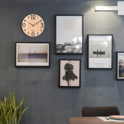Rustic Wooden Decorative Wall Clock