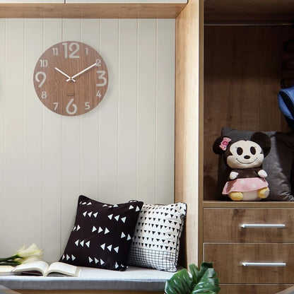 Rustic Wooden Decorative Wall Clock