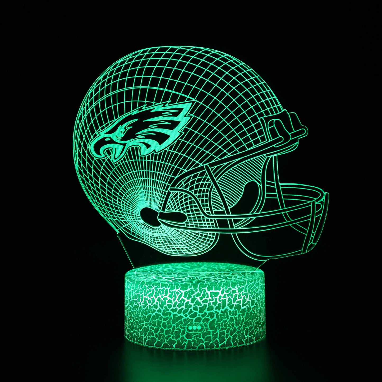 NFL Eagles 3D Helmet Table Lamp - Fesara
