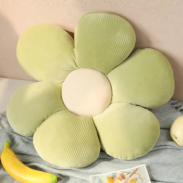 Soft Floral Pattern Chair Cushion