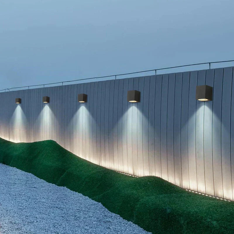 Stylish Exterior Wall Light LED Black