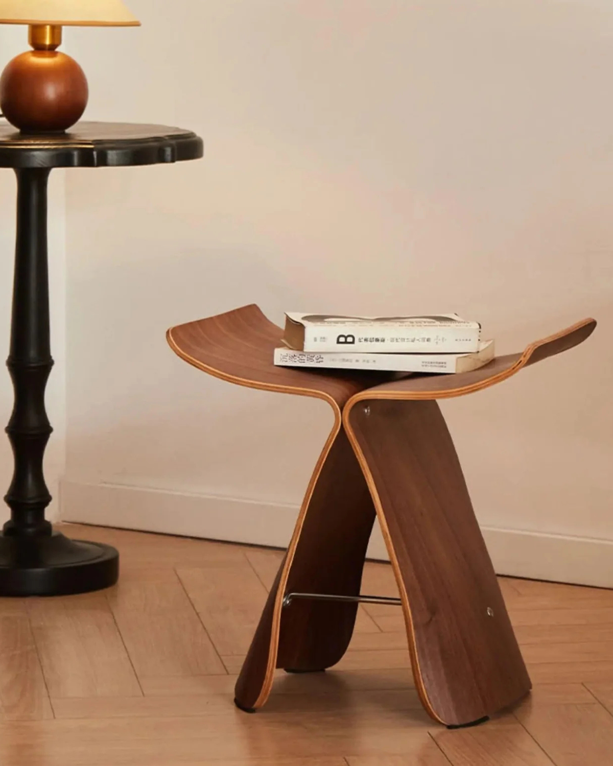 Rustic Floral End Table