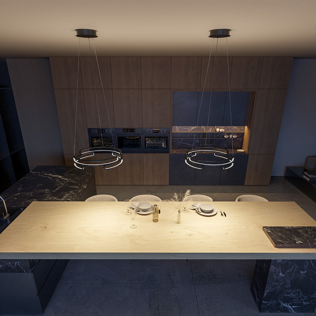 Elegant Metal Pendant Light