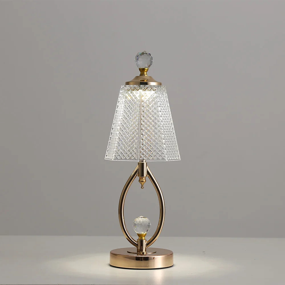 Classic Glass Table Light - Fesara