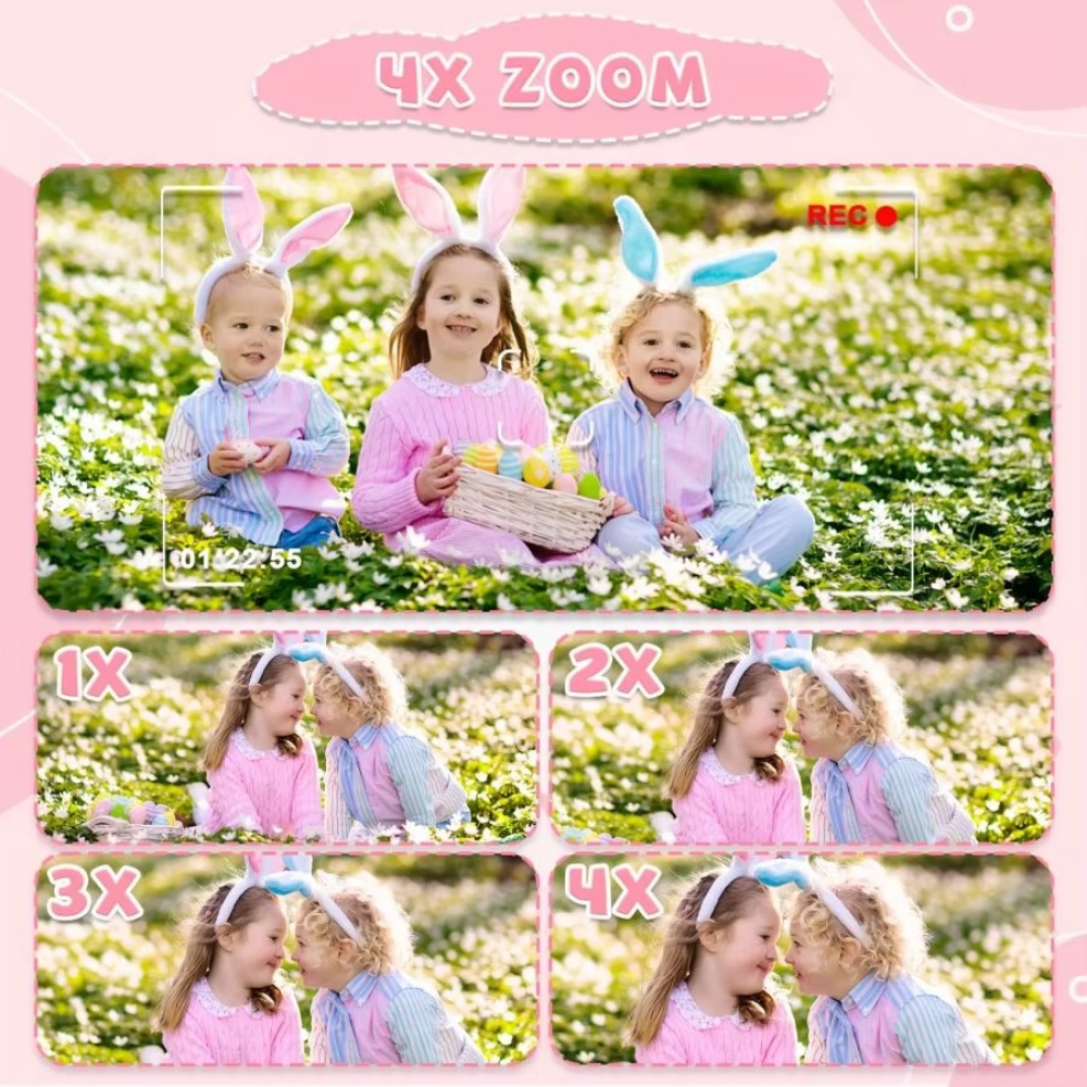 Fun Kids HD Camera with 32GB Rechargeable Battery