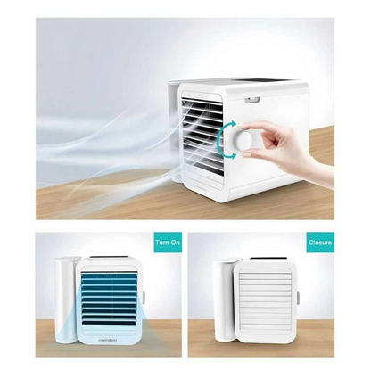 Compact Mini Air Conditioner with Water Tank and Humidifier