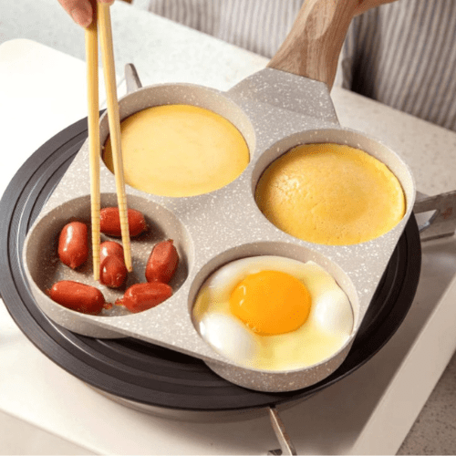 Practical 4-in-1 Non-Stick Cooking Pan