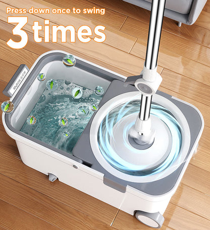 360° Spin Mop and Bucket Set with Easy Wringer