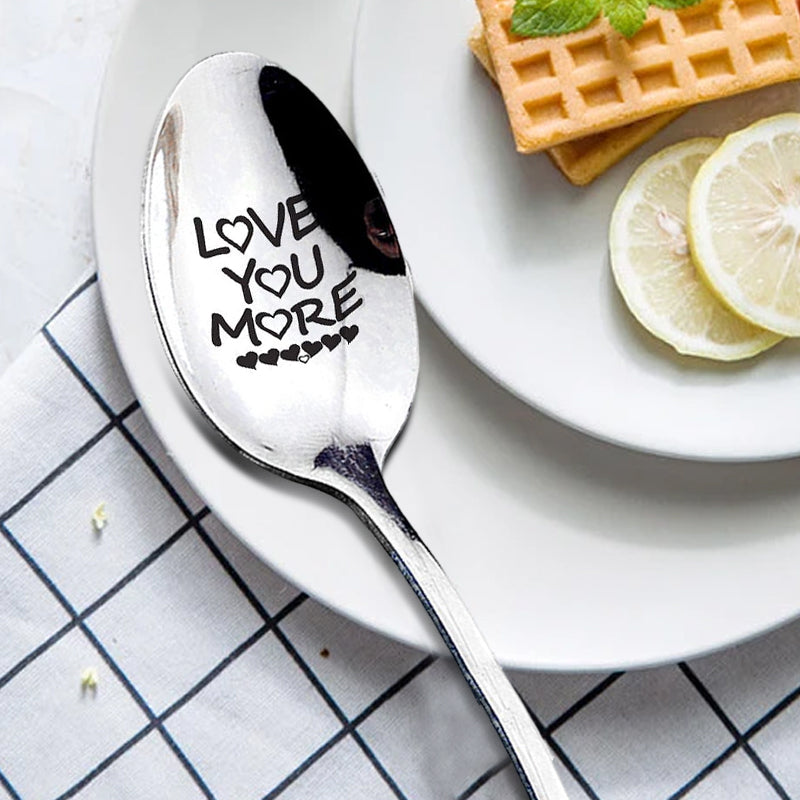 Fesara Personalized Romantic Engraved Spoon - Fesara