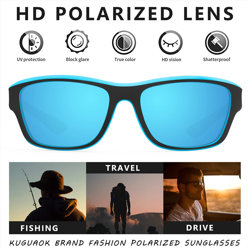 Fesara | Men's Polarized Sports Sunglasses with UV Protection