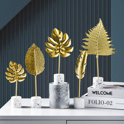 Luxury Gold Leaf Christmas Decorations