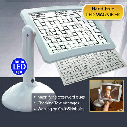 Compact LED Magnifying Lamp for Detailed Tasks