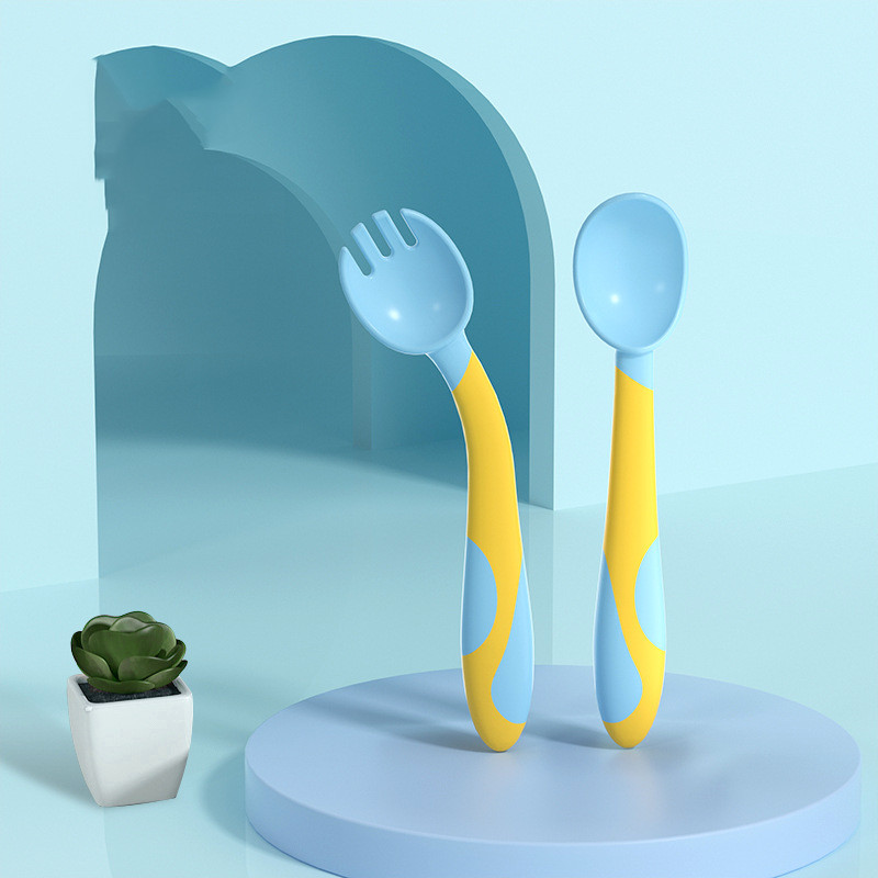 Kid's Safe Non Slip Baby Utensil Set