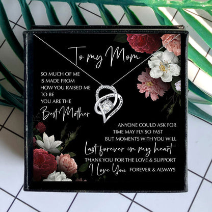 Personalized Heart Mom Necklace