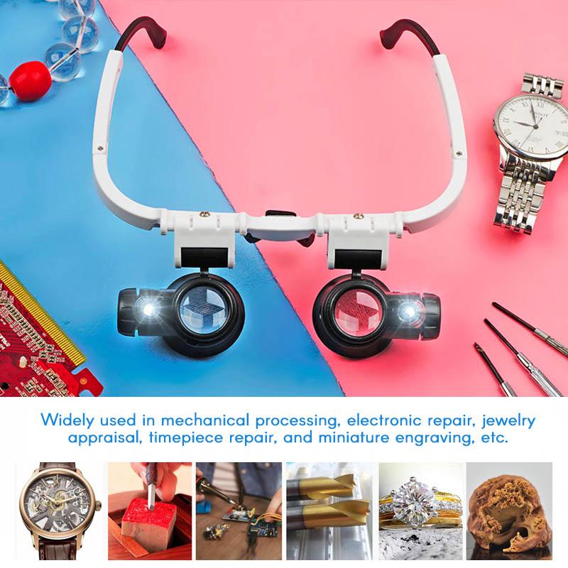 Powerful 3-in-1 Magnifying Glass
