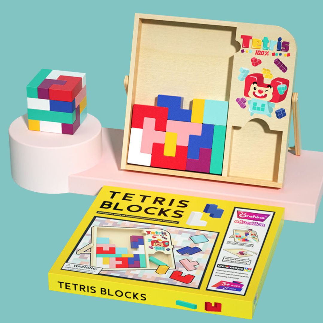 Fun Wooden Puzzle Toy for Kids Learning Development