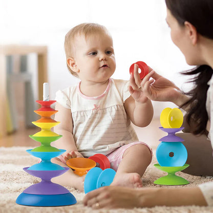 Colorful Kids Stacking Diabolo Toy