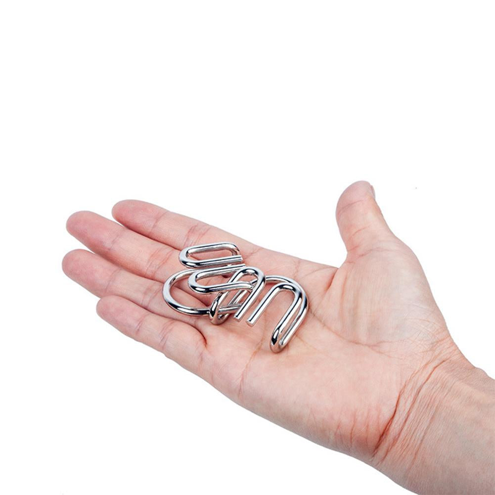 Challenging Brain Teaser Metal Puzzle Game