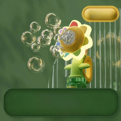 Colorful Kids Flower Bubble Gun - Fesara