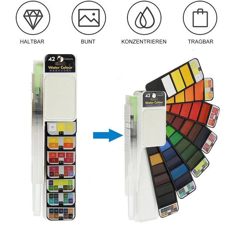 Vibrant Artists Gouache Paint Palette