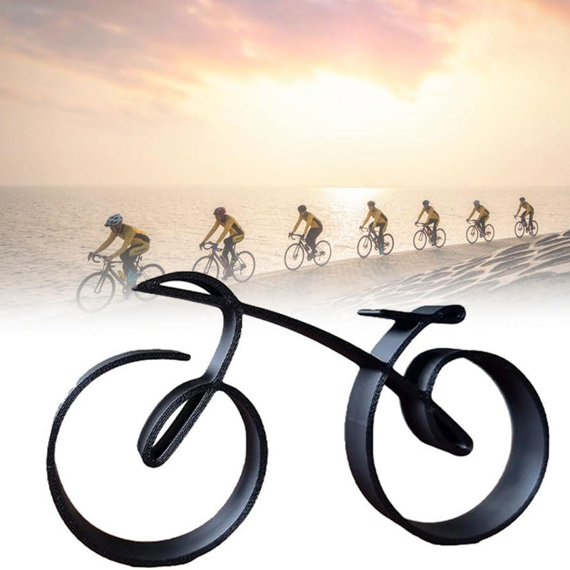 Metal Bike Pendant Necklace