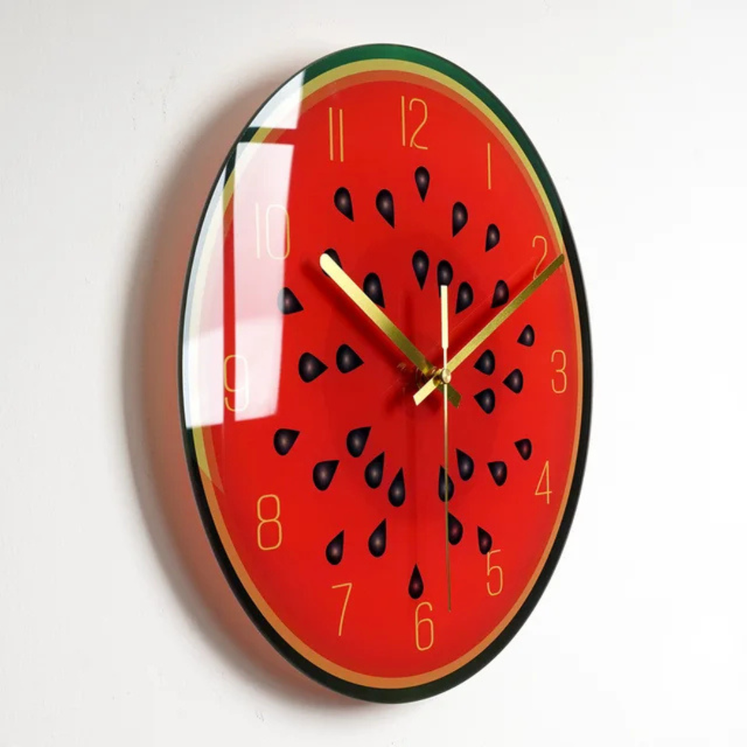 Big Clear Wall Clock - Simple Classic Home Decor