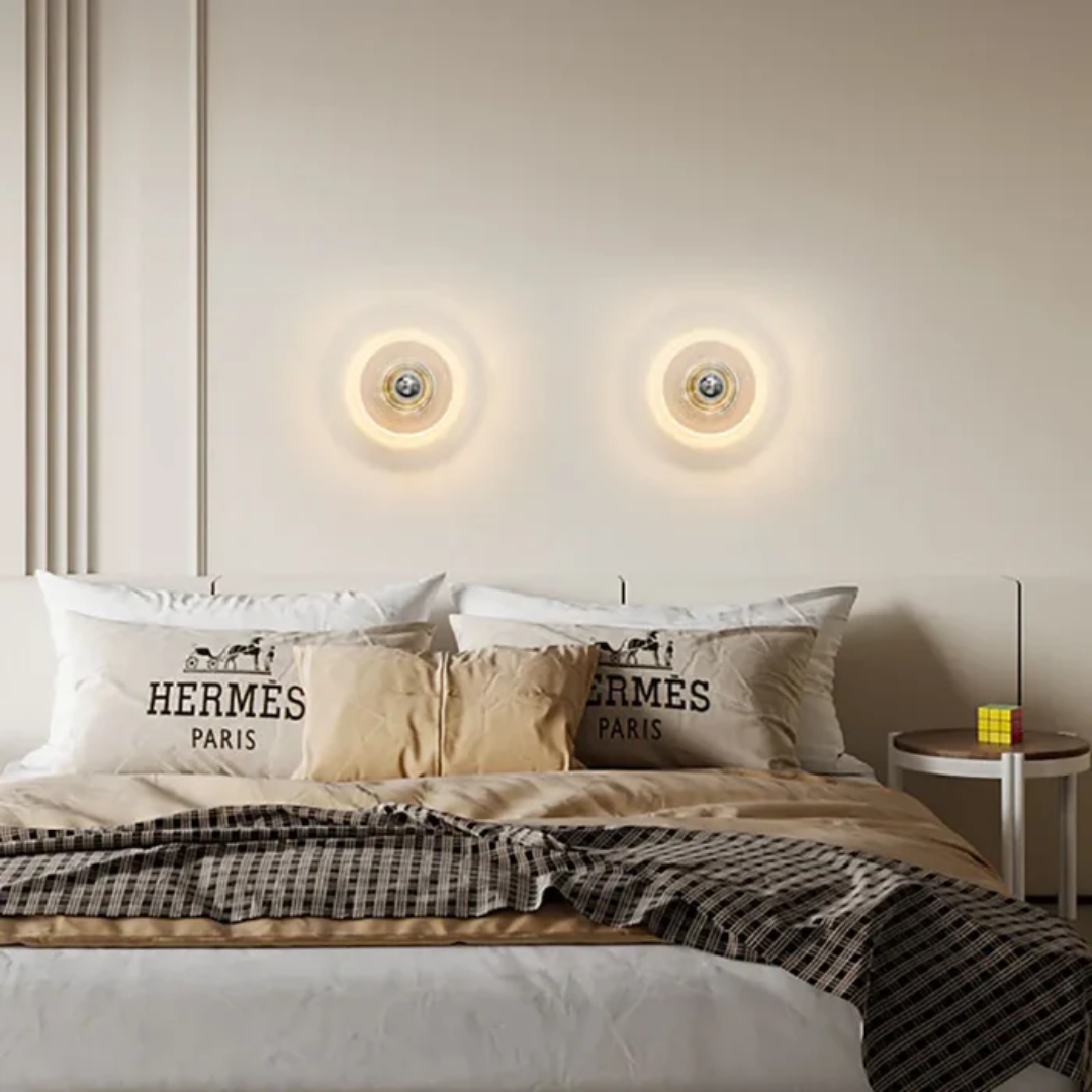 Retro Style Glass Sconce Lamp