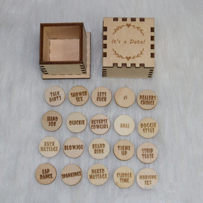 Romantic Couple Game Night Kit with 20 Fun Challenges