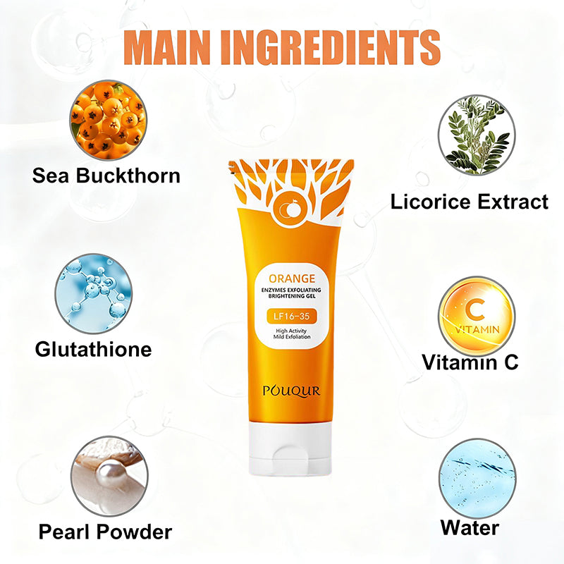 Natural Orange Peel Exfoliating Face Gel