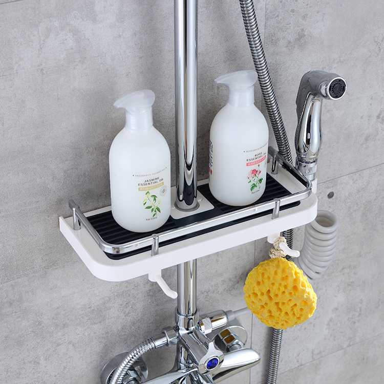 Easy Install Bathroom Shelf Organizer Tray - Fesara