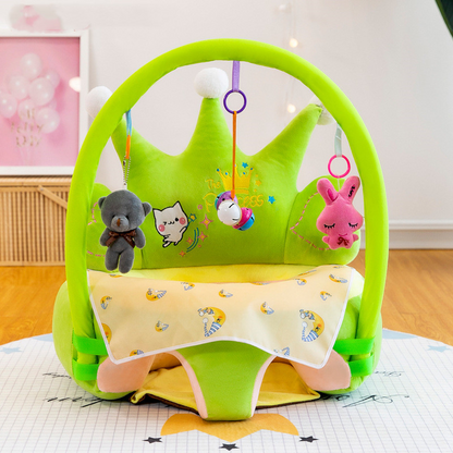 Baby Support Seat with Play Arch - Soft Sitting Helper
