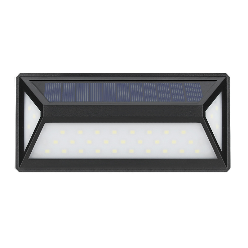 Outdoor Solar Powered Wall Lamp with Motion Sensor