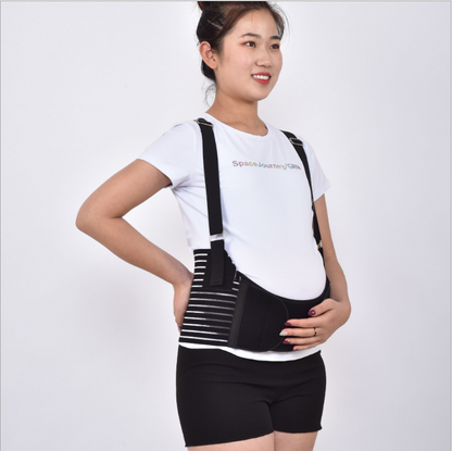 Comfortable Pregnancy Back Support Belt with Adjustable Straps - Fesara
