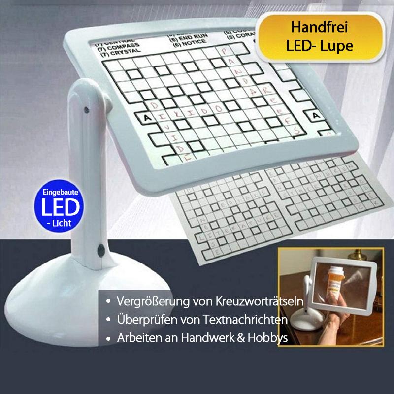 Portable LED Desktop Magnifying Glass
