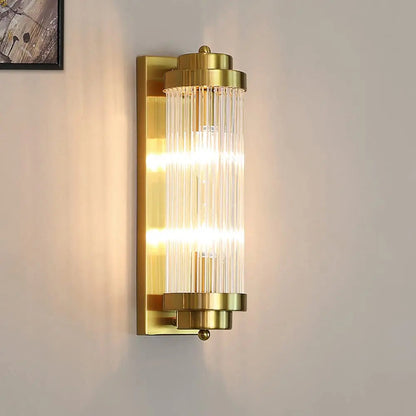 Sleek Glass LED Wall Lamp