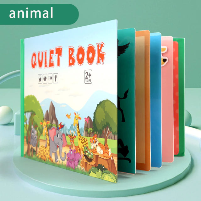 Interactive Learning Book for Kids Quiet Play