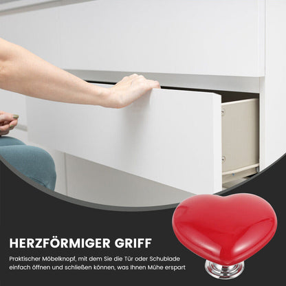 Decorative Heart Shaped Flush Button